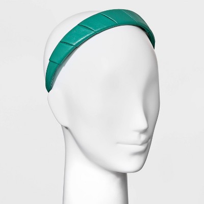Wrapped Faux Leather Headband - A New Day™