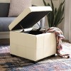 Maiden Square Tufted Storage Ottoman - HUD8231 - Safavieh Couture - 3 of 4