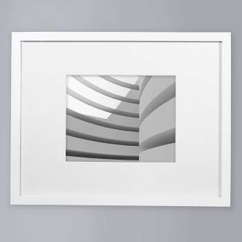14" x 18" Matted to 8" x 10" Thin Gallery Frame White - Threshold™