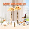 VEVOR 24PCS 50cm/19.7” Tall Wedding Flower Vase, Metal Wedding Centerpiece, Gold Floral Arrangement Stand Display Rack, Gold - 3 of 4