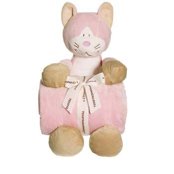 TriAction Toys Teddykompaniet Diinglisar Collection 11 Inch Plush Cat and Blanket Set