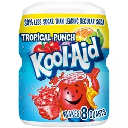 Kool-Aid Tropical Punch Soft Drink Mix - 19oz Canister