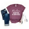 Simply Sage Market Women's Mountains Camping and Bonfires Short Sleeve Graphic Tee - 2 of 2