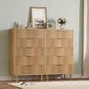 Whizmax 5 Drawer Dresser for Bedroom, 48” Tall Dresser Organizer with Metal Legs, Modern Wood Chest of Drawers for Bedroom, Hallway, Home Office - 2 of 4