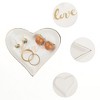 Unique Bargains Decorative Trinket Ceramic Jewelry Tray for Organizing Earrings Necklaces Bracelets - 3 of 4