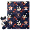 MLB Houston Astros Mickey Silk Touch Throw Blanket and Hugger