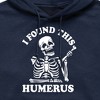 Men's - Instant Message - I Found This Humerus Graphic Fleece Pullover Hoodie - 2 of 4