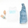 The Juniper Shop Salty Block Distressed Toddler Tank - 2 of 4