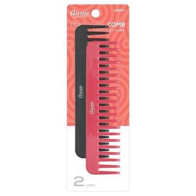 Annie Pearl Shine Wide Tooth Combs - 2ct