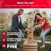 SWOOC Games - Premium Giant Tower Game | 60 Blocks + Storage Crate/Outdoor Table | Stacks up to 5ft | Jumbo Yard Games For Adults And Family - 4 of 4