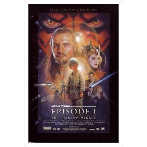 Trends International Star Wars: The Phantom Menace - One Sheet Framed Wall Poster Prints - 1 of 4