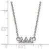 Black Bow Jewelry Sterling Silver Delta Delta Delta Greek Life Necklace 18 Inch - 2 of 4