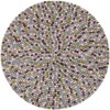 Unique Loom Felt Ball Collection Area Rug - Cloud - 2 of 4