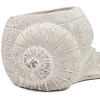 Okak 9x5.5x5.7 Inches Sand and Cement Conch Shell Planter Textured Finish for Indoor and Outdoor Use, Decorative Plant Pot - 4 of 4