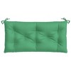 vidaXL Outdoor Garden Bench Cushion 43.3"x19.7"x2.8" - Green Oxford Polyester Fabric, Durable, Comfortable, Hollow Fiber Filling - 4 of 4