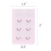 INSPIRE CHIC Women's Hooks Strap Adapter Underwear Bra Extender 3 Rows 2 Hooks - 3 of 4