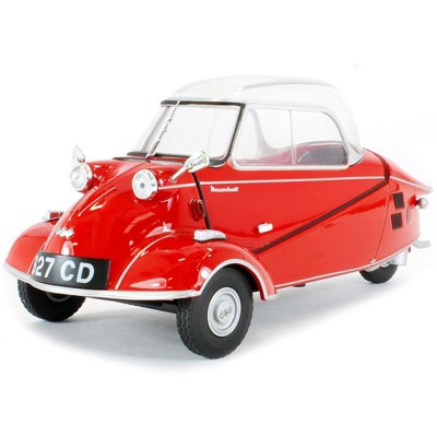 Messerschmitt KR200 Bubble Car Sardinian Red 1/18 Diecast Model Car by Oxford Diecast