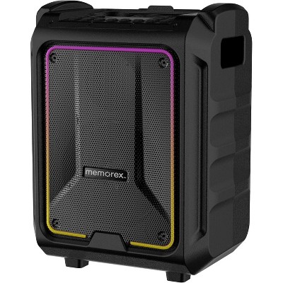 Memorex MX-PSTG1 Waterproof Bluetooth Karaoke Microphone with Built-In Speaker