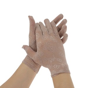 Unique Bargains Women's Ditsy Floral Sunblock Mittens 1 Pair - 1 of 4
