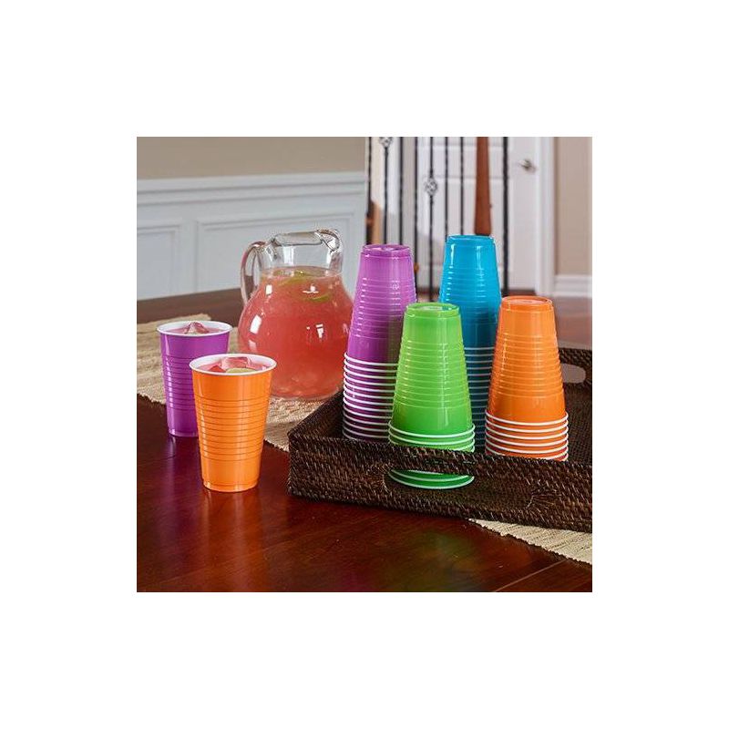 Hefty Party On! Disposable Cups - 80ct/16oz, 4 of 8