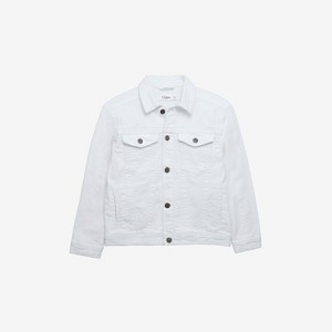 CULTURA Boy's Saddle Stitch Color Denim Jacket With Flap Pocket in