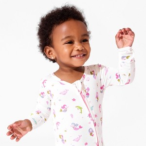 Bellabu Bear Baby Mermaid Bamboo Convertible Footie - 1 of 4