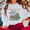 Simply Sage Market Women's Graphic Sweatshirt Saddle Your Jingle Horse - 2 of 4