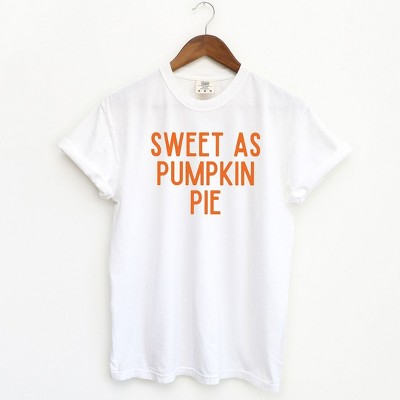 Simply Sage Market Women's Sweet As Pumpkin Pie Short Sleeve Garment Dyed Tee