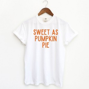 Simply Sage Market Women's Sweet As Pumpkin Pie Short Sleeve Garment Dyed Tee - 1 of 2