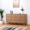 Prinpop 6 Drawer Chest - DRS9603 - Oak - Safavieh - 2 of 4