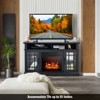 Tangkula Fireplace TV Stand for TVs Up to 55" w/ 18" 4777 BTU Fireplace Insert For Living Room - 3 of 4