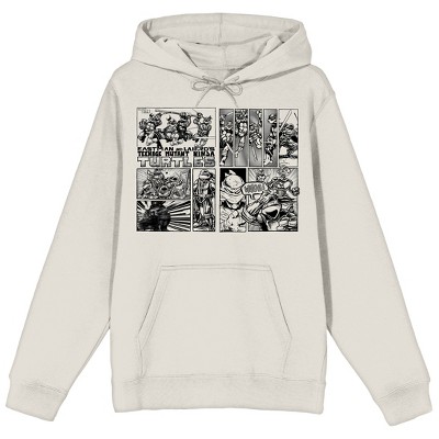 World Of Tmnt Ninja Turtles With Swordscrew Neck Long Sleeve White Adult  Sweatshirt-3xl : Target