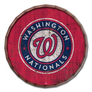 MLB Washington Nationals Cracked Color 24" Barrel Top - 1 of 3