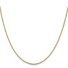 Black Bow Jewelry 1.5mm 14k Yellow Gold Solid Cyclone Chain Necklace - 3 of 4