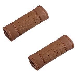 Unique Bargains Universal Faux Leather Soft Car Door Handle Cover 2 Pcs - 1 of 4