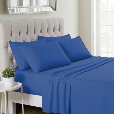 Sweet Home Collection 1500 Count Microfiber 6-Piece Sheet Set - King Or Queen