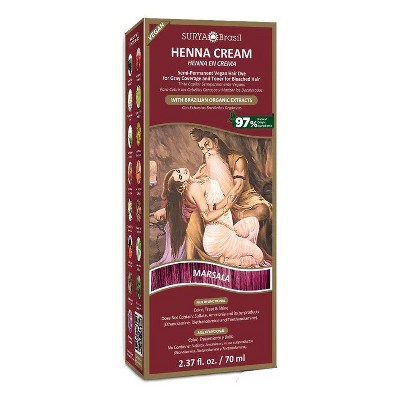 Henna Marsala Cream by Surya Nature, Inc  -  2.37 oz Cream