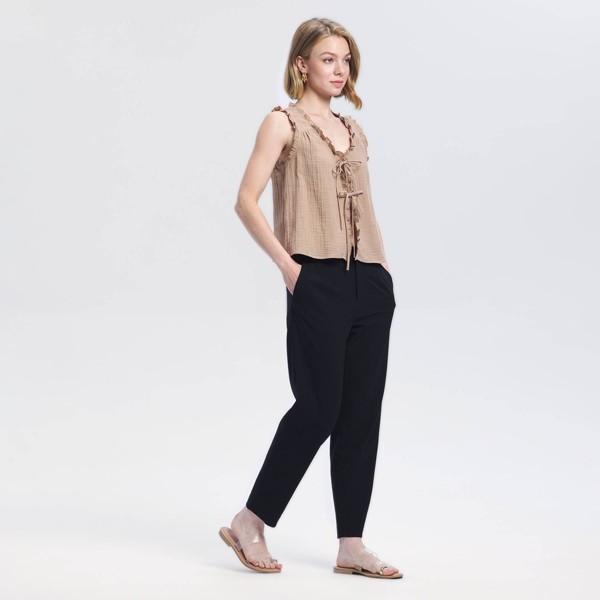 Top de Gasa Arrugada con Amarre al Frente para Mujer - A New Day™ 3