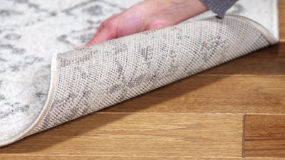 Hand-Knotted Ivory & Turquoise 8' x 10' Reversible Area Rug