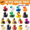 Joyfy Halloween Party Supplies, 18 PCS Rubber Ducks Party Toys for Halloween Goodie Bag Fillers Decorations School Classroom Game Prizes Baby Bath Toy - 2 of 4
