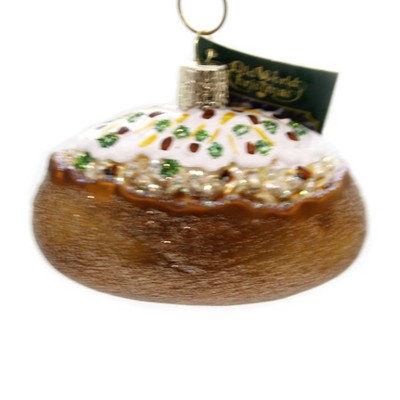 Old World Christmas 2.25" Baked Potato Ornament Sour Cream Chives  -  Tree Ornaments