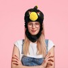 Commonwealth Toys Angry Birds Plush Hat: Black Bird - 3 of 4
