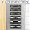 Attop Refrigerator Magnetic Spice Rack (6-Pack) – 12 Removable Hooks, Strong Magnet Shelves for Kitchen Organization & Storage - 4 of 4