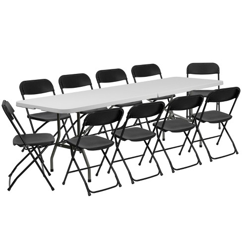 Target folding store table and chairs