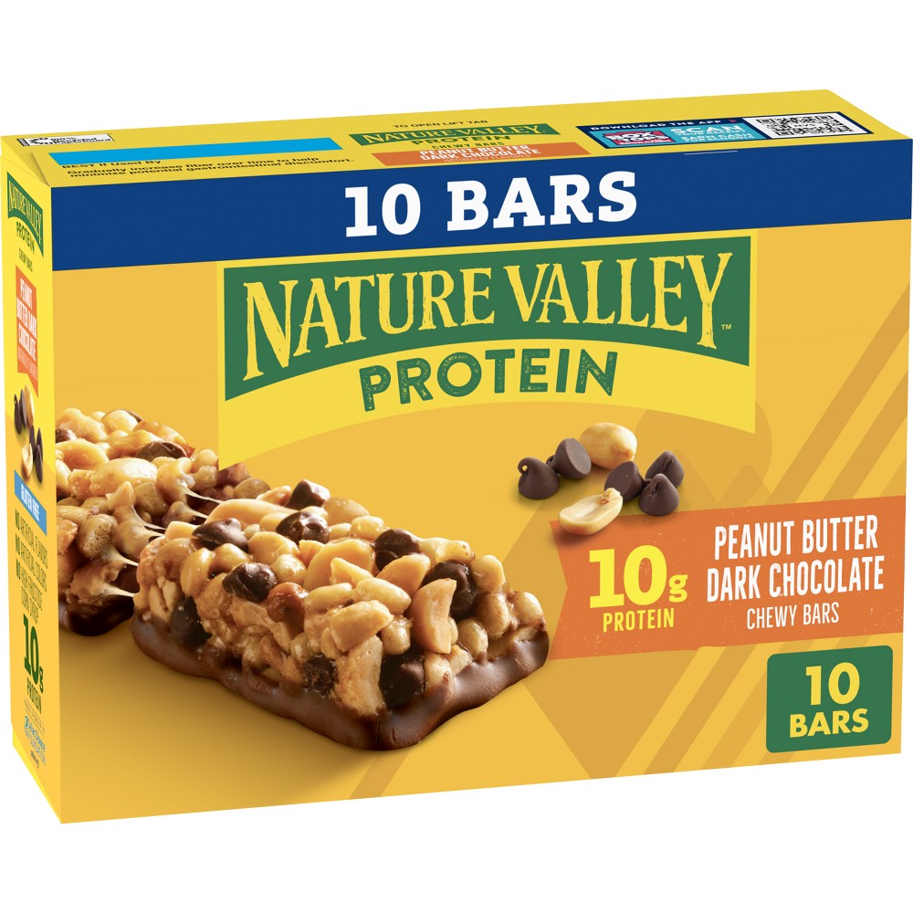 UPC 016000458918 product image for Nature Valley Peanut Butter Dark Chocolate Protein Chewy Bars - 14.2oz - 10ct | upcitemdb.com