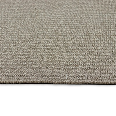 Reversible Avalon Gray Square Indoor/Outdoor Synthetic Rug