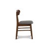 New Classic Furniture, Morocco Dark Gray Solid Wood Dining Chair (Set of 6) - 4 of 4