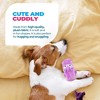 Allforpaws Ultrasonic Dancing Hippo Plush Dog Toy, Purple - 4 of 4