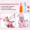 SYNCFUN Baby Doll Magic Bottle Set, 2 Disappearing Magic Milk & Juice Bottles with Caps and 2 Toy Pacifiers for Girls Christmas Birthday Gift - 3 of 4