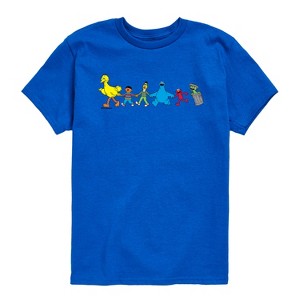 Boys' - Sesame Street - SS Group Short Sleeve Graphic T-Shirt - 1 of 4